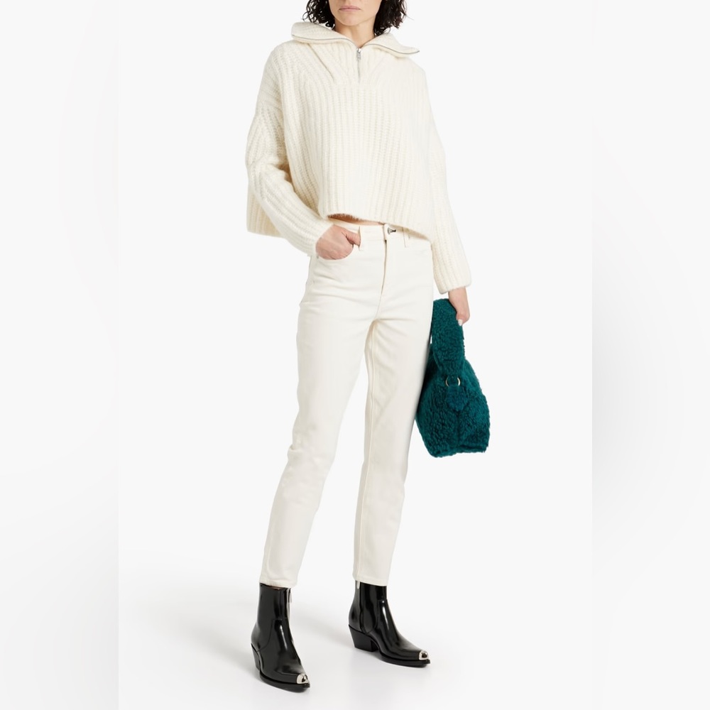RAG AND BONE EVRU WHITE DENIM SIZE 28